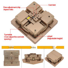 Aluminium Alloy BGA Reballing Station Kit 90x90mm BGA Reballing Station with 10/PCS BGA Universal Stencil Solder Balls