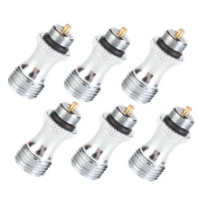 6pcs Stainless Steel Air Valve for Airbrush Paint Spraying Airbrush Machine Part Airbrushing Supplies