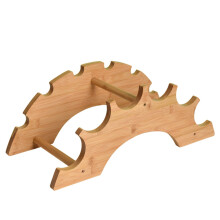 Bamboo Wine Rack Bottle Holder Vinera Home Bar Shelf Decoration for Bottles Hanging Wine Glass Rack Items DIY