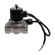 DN25 304 Válvula de Controle Solenoide de Tubulação de Água de Aço Inoxidável 220 V Válvula de Água Normalmente Fechada de 1 Polegada