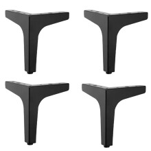 4 Peças de Pernas de Móveis Pés de Sofá de Metal para Mesa Cama Cadeira Escrivaninha Cômoda Gabinete Suporte Ferragens de Móveis