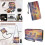 Σετ Γυναικείων Τσαντών Hobo Crossbody με Στάμπα Horse Sunset και Θαλασσί Στάμπα – Δερμάτινο 4