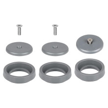 3 Pack Commercial Valve Repair Kit for Most Commercial Sink Pre-Rinse Face Bumper and Screw Repair Part
