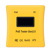 Ulepszony 802.3bt 90W PoE Tester Przenośny Tester Napięcia Prądu dla Urządzeń PoE Bateria Bezpłatny Tester CCTV Narzędzie Detektor