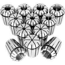 14 Pcs ER20 Spring Collet Set - Carbon Steel Workholding Engraving Collets for CNC Engraving Machine and Milling Lathe