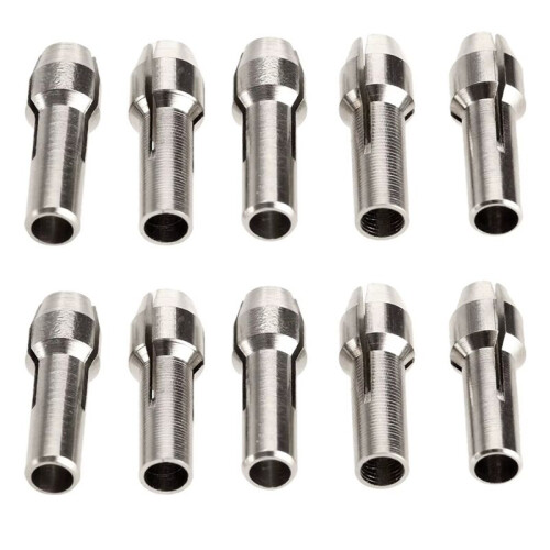 Drill Chuck 1/8inch (3.2mm) Diameter  Drill Bit Chuck for  Rotary Tools Power Tool Accessories 10 Pack
