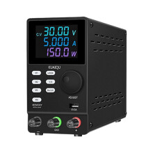 KUAIQU Adjustable Switching Power Supply 30V 5A Output Preset Current Interface 4-Memory OUTPUT LOCK Lab Bench Source EU Plug