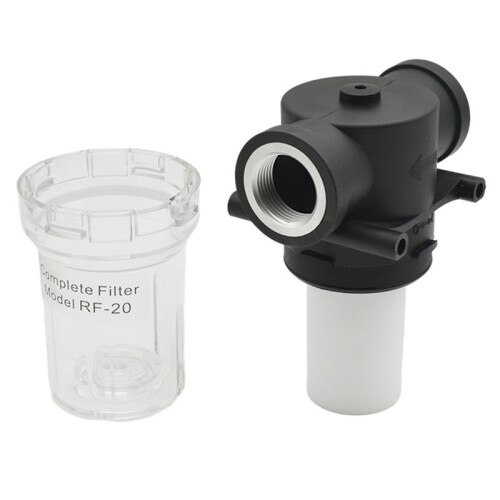 RF-15/20 Large Flow Vacuum Pump Filter Detachable Negative Pressure Separation for Pneumatic System Pump Protection RF20