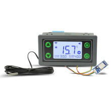 30A Fjärrkontroll Temperaturkontroll APP Digital Display Intelligent Temperaturregulator med Sond med Wifi