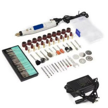 18V Engraving Pen Drill Rotary Tool with Grinding Accessories Set Engraving Pen 76 Pieces Set EU Plug