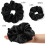 Scrunchies από βαμβάκι για κορίτσια, γυναίκες με χοντρές μπούκλες, αξεσουάρ μαλλιών 3