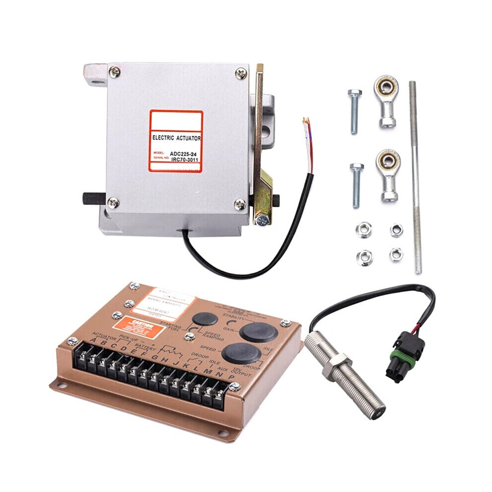 Adc225-24V 24V Actuator Adc225-24 With Speed Controller Esd5500e & Pickup Sensor 3034572 For Generator 6034112316708