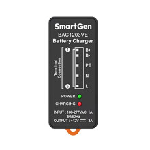 SmartGen BAC1203VE 3A 12V for Generator Battery Charger Intelligent Float Battery Charger Module Genset Parts