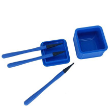 Kit de 4 Pinceles de Silicona para Pegamento para Carpintería, Manualidades y Maquetas.
