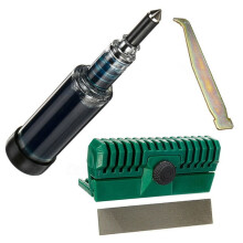 Chainsaw Track Guide Bar Maintenance Kit Chain Saw Rail Dresser Grease Cleaner Tool Accessories