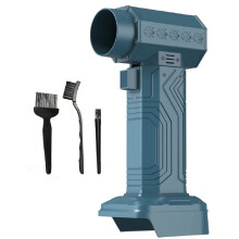 500W AirGun Turbo Jet Fan 70M/S Handheld Ducted Turbofan Violent Blow Dryer Jet Fan for 21V Battery