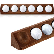 Suporte de Parede para 6 Bolas de Golfe de Tamanho Padrão, Ideal para Presentes Esportivos.