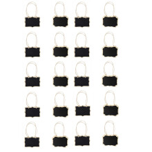 20PCS Blank Wooden Hanging Label with Rope Unfinished Wood Slice Gift Tags Wedding Decor DIY Bookmark Crafts