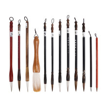 12 PCS Chinese Calligraphy Brush Set - Painting Writing Watercolor Sumi Brushes Set Kanji Japanese Drawing Art Brushes