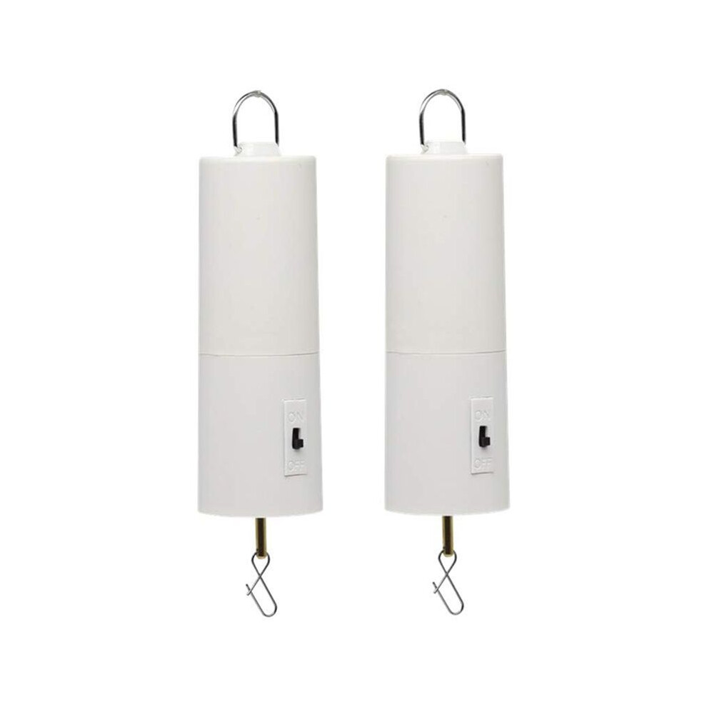 Wind Spinner Motor Battery Operated For Hanging Display Yard White Wind Spinners Outdoor Sculptures 2 Pack 4712042692476