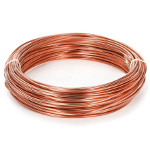 8 Gauge 100 Ft Pure Bare Copper Wire for Jewelry Making, Crafts, and Electroculture Gardening
