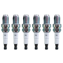 Tändstift 12120037607 BKR6EQUP för E46 E39 E83 E36 E63 E53 M54 M62 Z3 320 528 E38 E65 E34 BKR6EQUP 6st