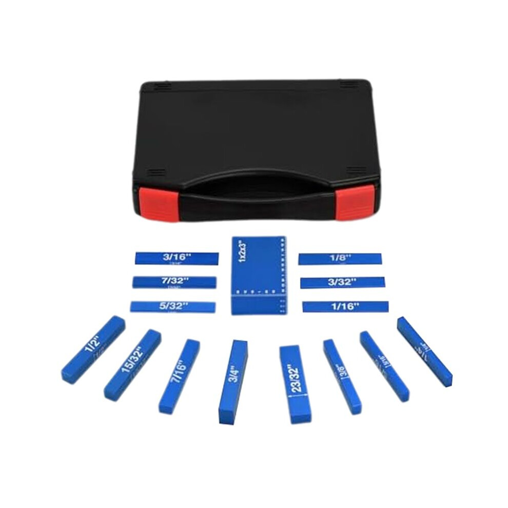Setup Blocks Woodworking Height Gauge Set 15 Pcs Of Set Bars, Router Table And Table Saw Accessories 4713751687531