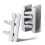 30Pack  Box Support Electrical Box F Clips Box Mounting Straps with Plaster Ears, Box Straps and Support 1