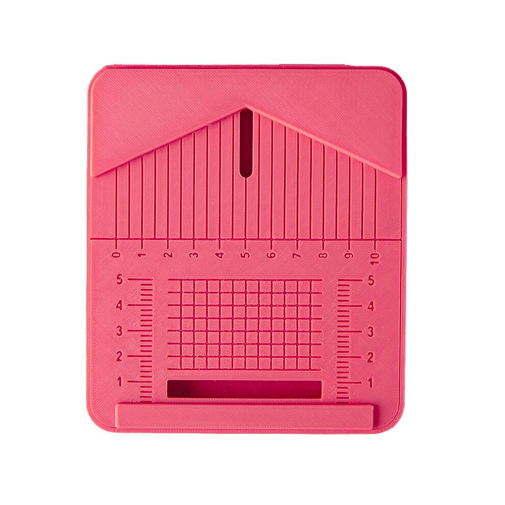 Soft Ceramic Punching Auxiliary Tool Drilling Dust Box Diy Jewelry Punching Positioning Polymer Clay Tool Peach Red 6032467444329