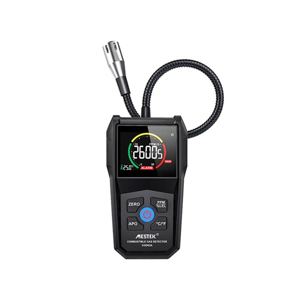 Mestek Gas Leak Detector Analyzer Methane Combustible Gas 50000Ppm Lel Combustible Natural Gas Tester 6032967643420