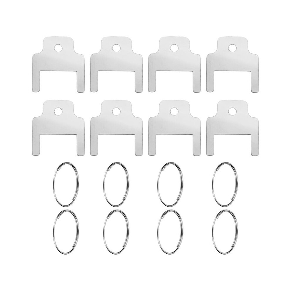 8Pcs 770301 Paper Towel Dispenser Keys,Toilet Paper Dispenser With 8 Key Rings Paper Towel Holder Key Tissue Box Key 4711376956551