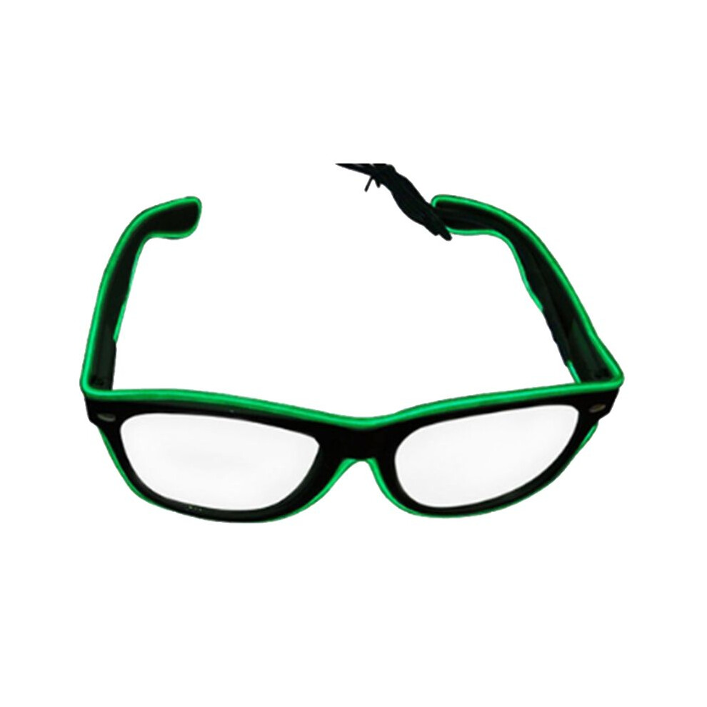 Led Glasses Neon Party Flashing Glasses El Wire Glowing Gafas Luminous Bril Novelty Gift Glow Sunglasses 4711816902865