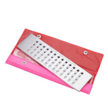 1 Pcs 0.26-4.10mm Jewelry Wire Drawplate Tungsten Steel Alloy Polished Smooth Hole Portable Wire Drawing Plate