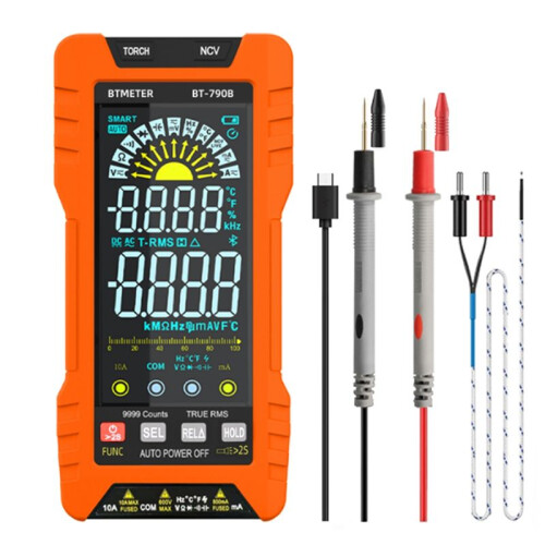BTMETER Multimeter Digital High Precision Small Portable Intelligent Maintenance Electrician Multifunctional Multimeter 1