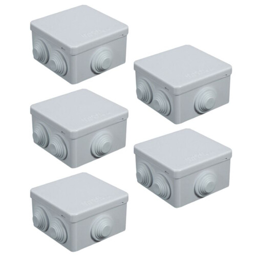 White Connection Cable Branch DIY Waterproof IP65 Power Case Junction Box Indoor Wire Shell Electric Control Boxes 1