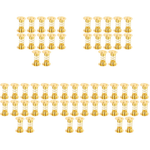 60Pcs Compact Metal Spring Base for Doll Swing and Guitar Decoration