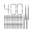 400 Pcs Double Headed Nails and Invisible Screws Double- Skirting Thread Seamless Nails for Baseboard 1