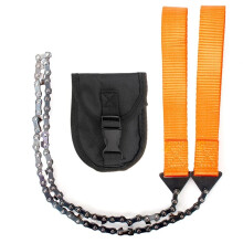 Emergency Camping Hiking Tool 11-Sawtooth Outdoor Tools Hand Zipper Saw Garden Logging Survival Portable Chain Saw,B