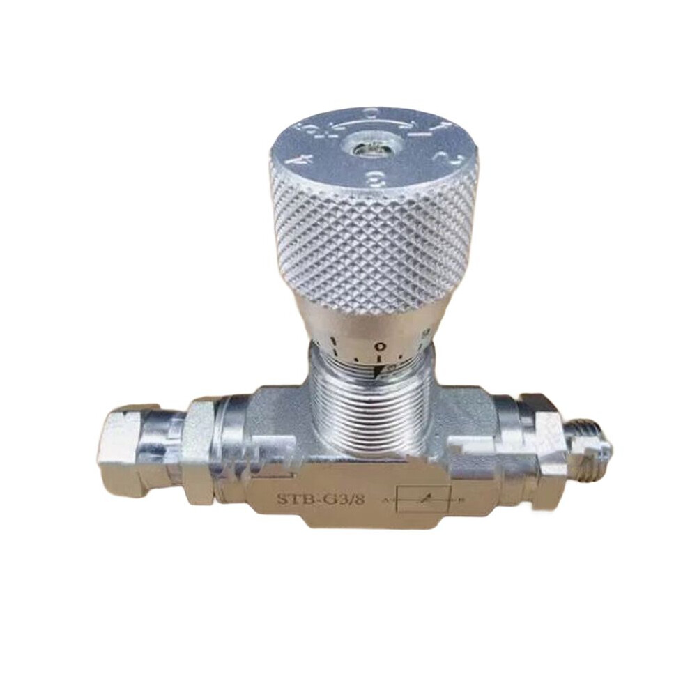Flow Control Bidirectional Hydraulic Restrictor Valve Stb-G3/8 With L08 Connector 1Pcs 4713374486825