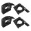 4 Pack Release Clamp Mounts Adjustable Shovel Clamp Mount Tool Handle Holders for 1-1/4" to 1-3/4" Diameter or Any Wall 1