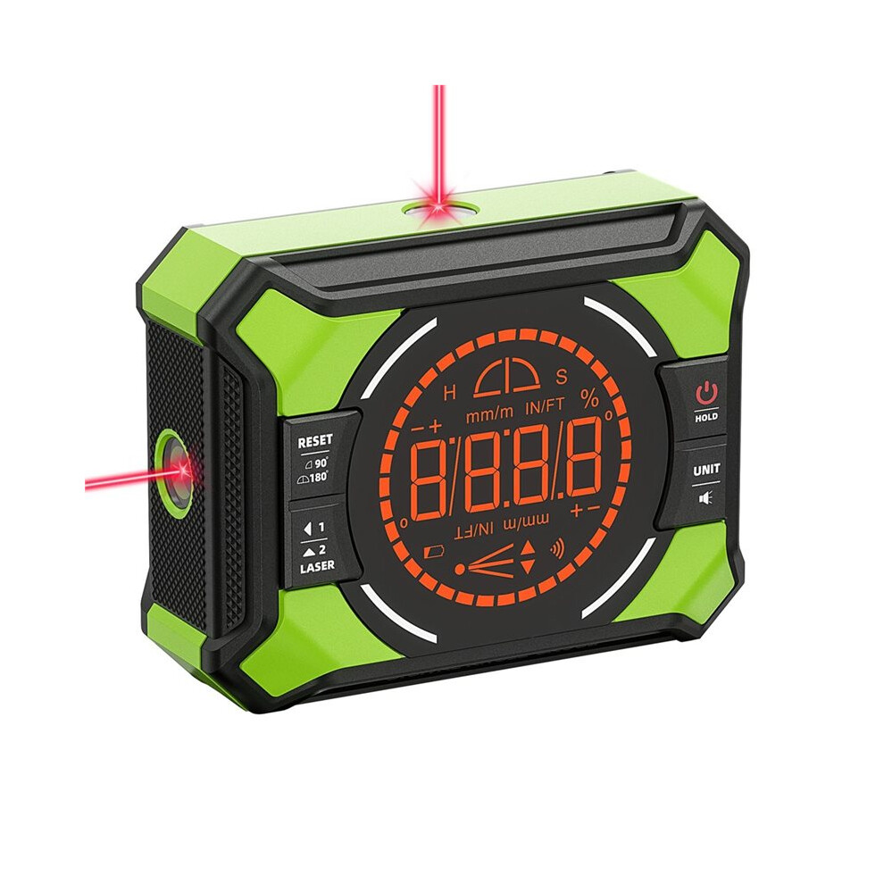 Digital Laser Angle Gauge Electronic Protractor Angle Finder With Lcd Display & Magnetic Inclinometer Laser Dot 4712557699649