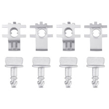 4 Pair Engine Cover Retainers with Screws Nuts Retainers for F150 Explorer Replace W716006-S439 BB5Z-00817-A