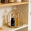Wrought Iron Birdcage Stand Gold 10x8in 3