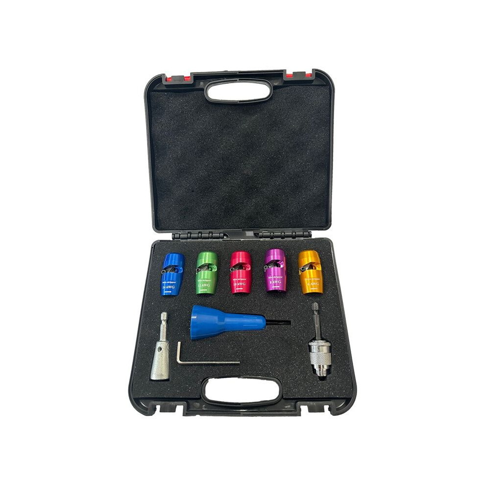 Drill Wire Stripper Set Wire Strippers For Drill Cable Stripper Electricians Tool For Awg 14-12-10-8-6 Standard Wires 6033681428850