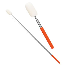 2pcs Telescoping Sponge Stick for Pottery, Retractable Ceramic Mud Tools Clay Sponge A Stick with Handle