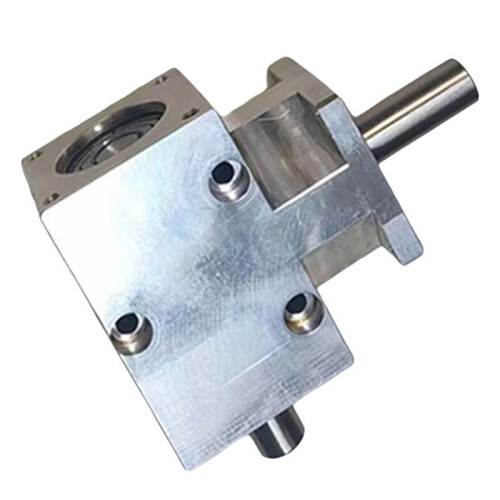 1:1 Small Angle Device Spiral Bevel Gear 12MM Same Direction Double Output Shaft Differential Assembly Gearbox