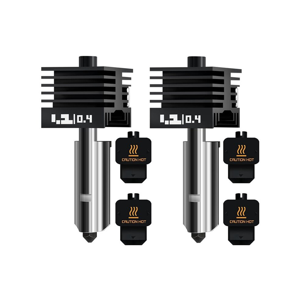 Upgraded 0.4Mm Hotend Kit For H2d/H2s/H2c/P2s, High Temp Hardened Steel Nozzle With Silicone Socks 4713374418376