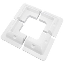 Drill-Free Solar Panel Mount 4 Piece Solar Panel Bracket and Foot Pad Ideal for RVs, , Trailers, Boats