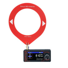SI4732 All Band Radio Receiver 0.5-108mhz FM AM SSB LSB USB ESP32-S3 Radio SW MW VHF Radio with Antenna Black