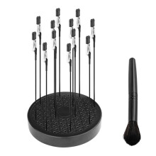 360Degree Rotation Model Painting Stand Base Holder with 12 Model Painting Alligator Clip Stick Brush for Airbrush Hobby